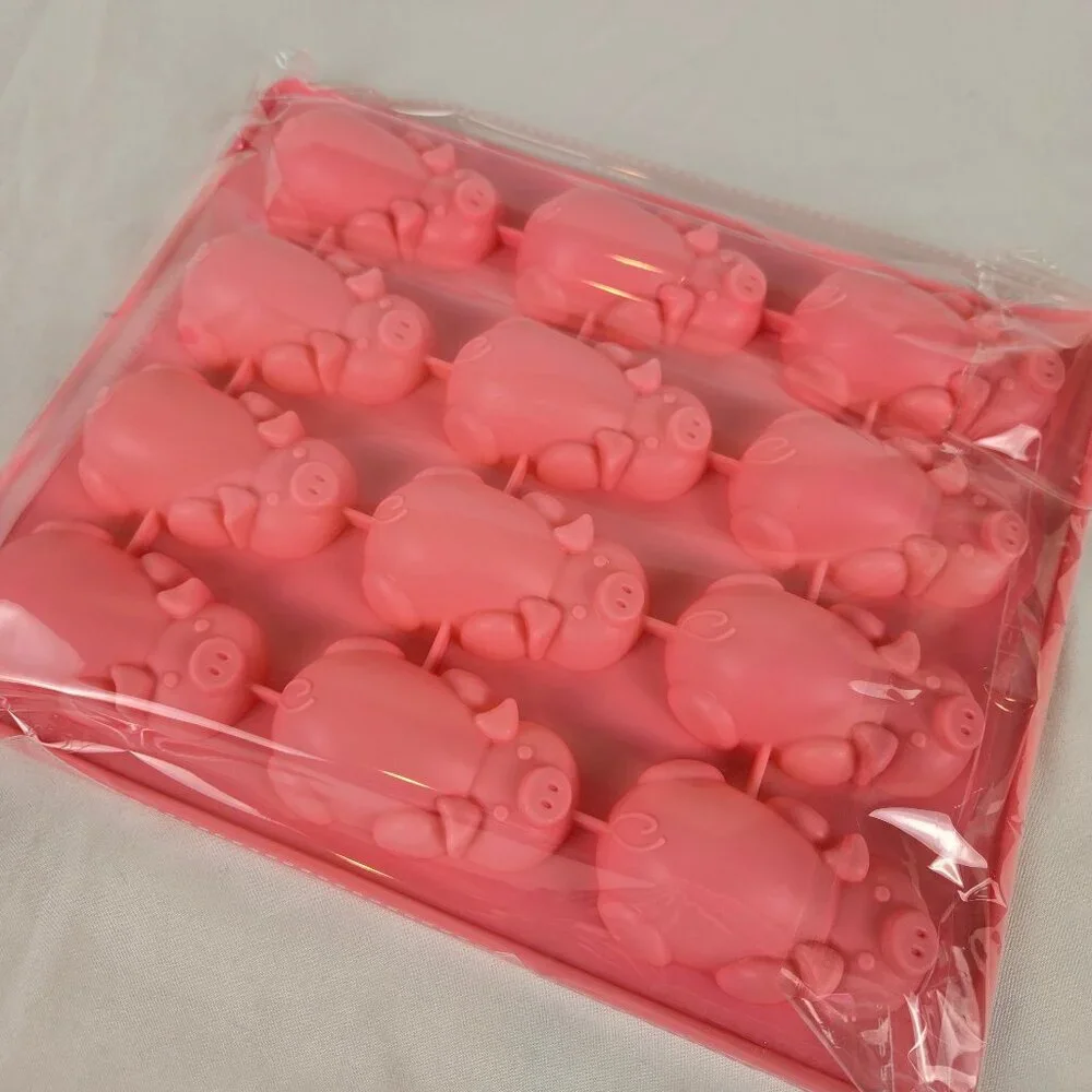 Charleston Wrap Pig In A Blanket Maker Pink Silicone Mold New In Original Box
